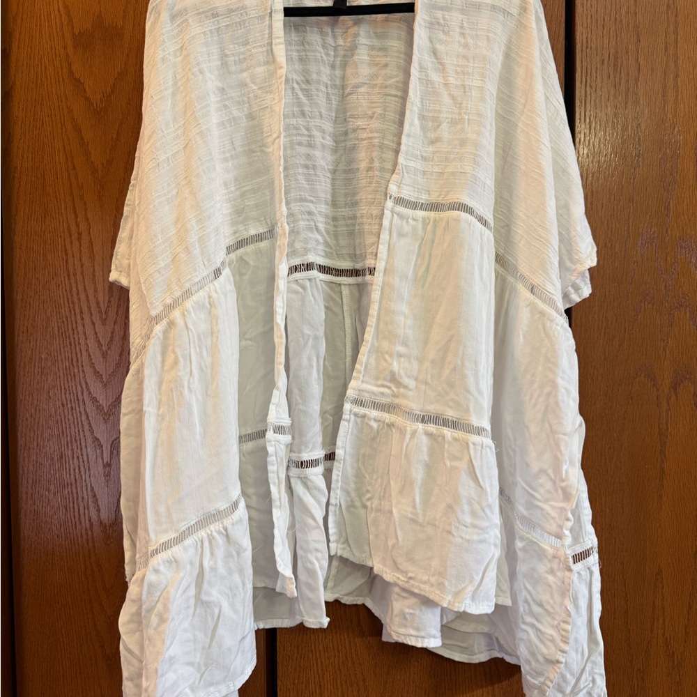 Torrid White Swim Coverup